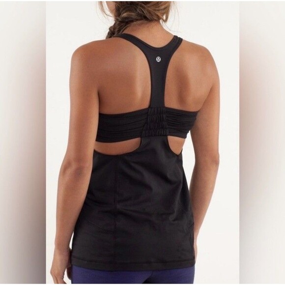 Lululemon Turbo Tank Sz 6 Activewear Golf Tennis Running - Picture 2 of 9